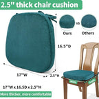 2.5" Thick Chair Cushions for Dining Chair, Corduroy High Density Foam Kitchen - Image 2