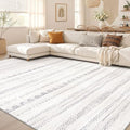 Nakagishi 8x12 Area Rugs Living Room: Washable Boho Large Neutral Soft by NakagishiAreaRug