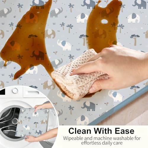 Baby Splat Mat for Under High Chair - Image 5