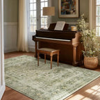 4x6 Washable Area Rugs for Entryway: Small Living Room Rug Non Slip Carpet - Image 3
