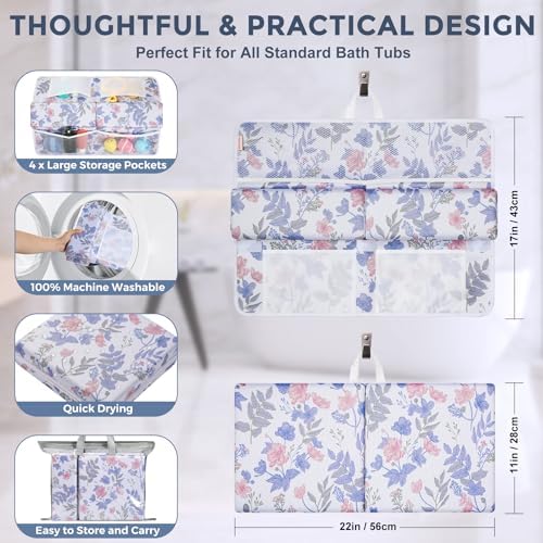 Bath Kneeler and Elbow Rest Pad Set, 1.5” Thick Bathtub Kneeling Mat - Image 7