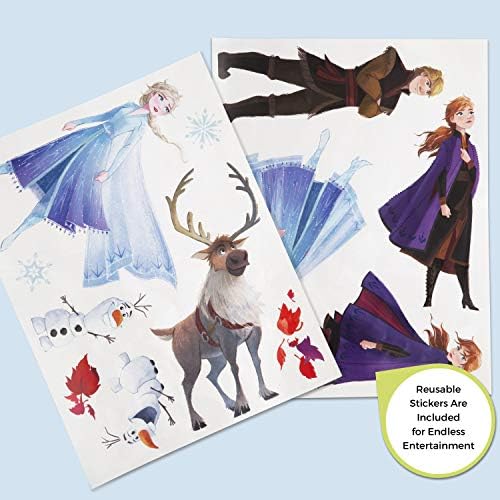Disney Frozen II 6 Bin Design and Store Toy Organizer by Delta Children - Image 6