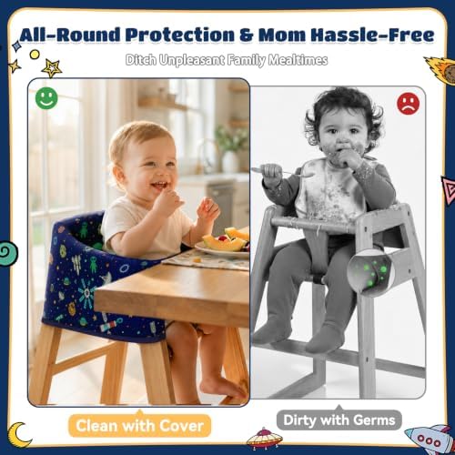 Baby High Chair Cover Restaurant, Machine Washable, Waterproof - Image 2