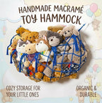 Stuffed Animal Net or Hammock for Flat Wall Mounted Handmade Macrame Toy - Image 7