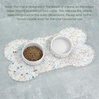 PWTAA Dog Food Mat Anti-Slip Silicone Dog Bowl Mat Thicker Pet Placemat - Image 4