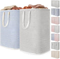 Lifewit 80L Large Laundry Baskets, 2 Pack, Reinforced Handles by Lifewit
