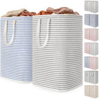 Lifewit 80L Large Laundry Baskets, 2 Pack, Reinforced Handles by Lifewit