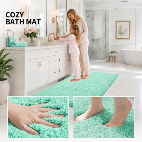 ILANGO Toilet Rugs U Shaped 22" × 24", Soft Absorbent Microfiber Bath Rugs - Image 6