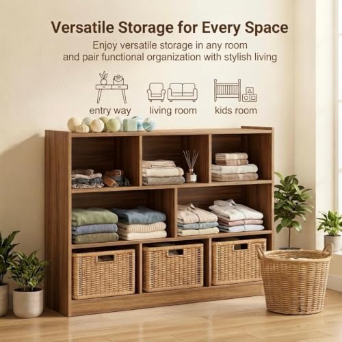 8 Cube Storage Organizer, Kids Cube Shelf Toy Storage - Image 6