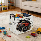 Rectangular Monster Truck Basket, Racing Car Storage Baskets, Cute Basket - Image 4