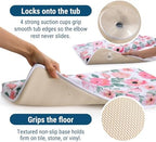 Wildkin Bath Kneeler & Elbow Rest Pad, Dual-Layer Foam, 4 Suction Cups - Image 4