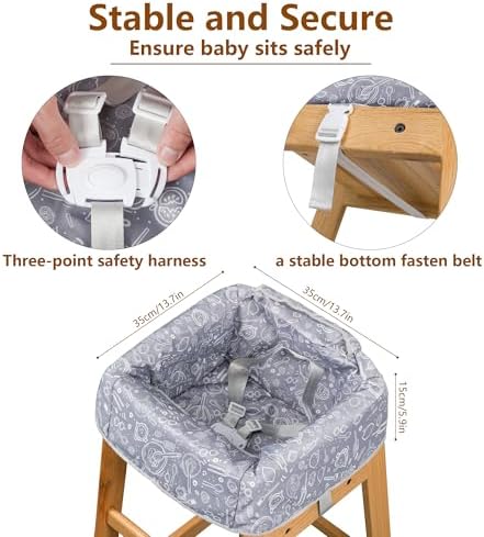 Baby High Chair Cover for Restaurants - Image 3