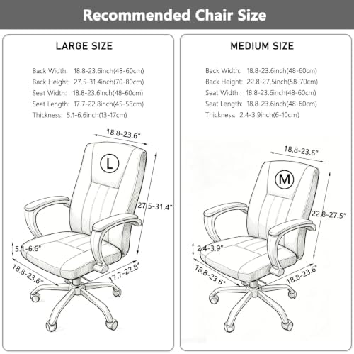 Melaluxe Office Chair Cover - Image 6