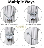 NazTur Magnetic Curtain Tiebacks, Curtain Ties, No-Drill Holdbacks - Image 4