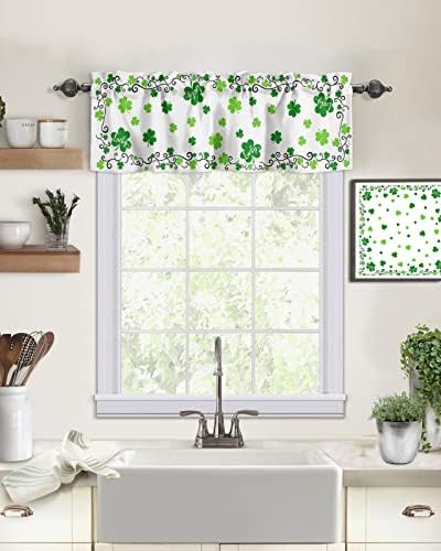 St. Patrick's Day Valances Kitchen Curtains by VandarllinHomeKitchenDecor