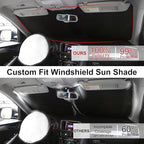 TINGLU Sun Shade for Kia K4 2025 2026 Accessories Windshield Sun Shade Window - Image 4
