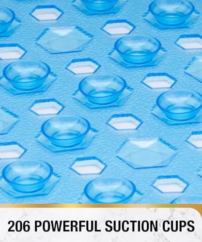 HITSLAM Shower Mat Anti Slip, Square Bath Mat - Image 3