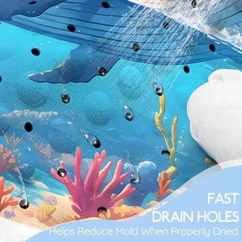 Kids Bathtub Mat, Non Slip Cartoon Bath Mat - Image 4