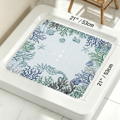 Square Shower Mat Non Slip 21x21 Inch - Image 5