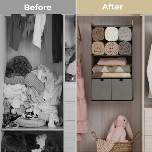 GRANNY SAYS 4-Shelf Hanging Closet Organizer - Image 7