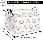 Rectangular Baseball Basket Kids Baby Nursery Storage Basket - Image 6