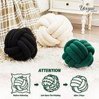 Uvvyui Knot Pillow Ball, Soft Home Decorative Pillows, Round Throw Pillow - Image 4