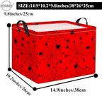 Rectangular Valentines Basket Fabric Storage Bin Storage Boxes Collapsible - Image 2