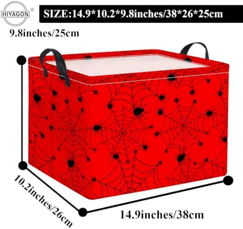 Rectangular Valentines Basket Fabric Storage Bin Storage Boxes Collapsible - Image 2