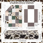 Hahafelt 3 Piece Patchwork Western Cowboy Crib Bedding Set - Image 2