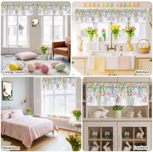 Vandarllin Easter Kitchen Curtains Valances - Image 6