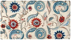 Bathtub Mat Non Slip 26.8x15.1 Inch, Florals Paisley Shower Mat by Anna+Cowper