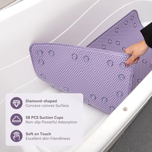 Bathtub Mat Non Slip, Soft Foam Bath Mat - Image 2