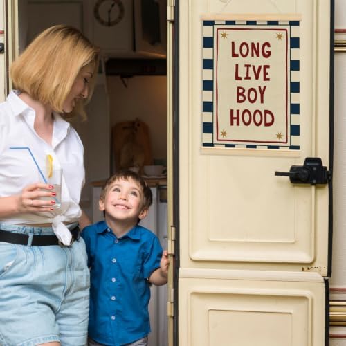 NaZaUK Long Live Boyhood Wall Decor, Boys Room Wall Art Poster Hanger Frame - Image 4