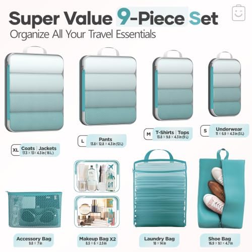Veken 9/11 Set Compression Packing Cubes - Image 2