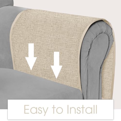 Joywell Remote Control Holder Armchair Caddy Armrest Organizer Beige - Image 5