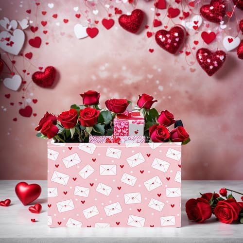 Valentine's Day Basket Gift for Empty Cute Heart Large Storage Bin for Kid and - Image 7