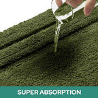 HOMEIDEAS Bathroom Rugs Sets 2 Piece, Super Soft and Absorbent Non Slip - Image 4