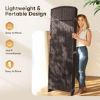 JOSTYLE 8 Panel Room Divider, Privacy Screen & Room Separation, Extra Wide - Image 5