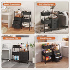 Somdot Baby Diaper Caddy Organizer, 3-Tier Rolling Cart - Image 7