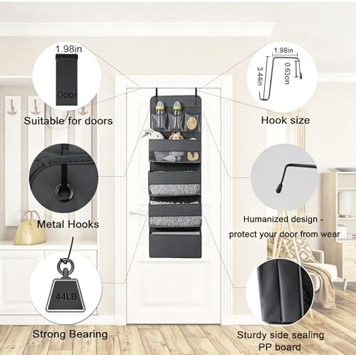 Jay-Chi Over Door Hanging Organizer Storage - Image 6