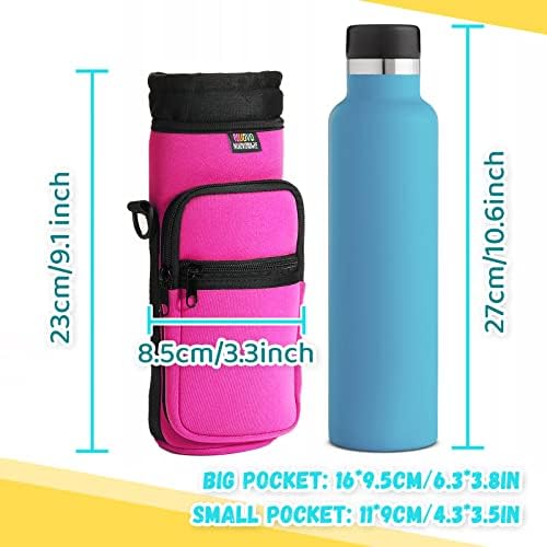 Nuovoware Water Bottle Carrier Bag, Plum Red - Image 3