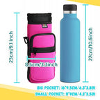 Nuovoware Water Bottle Carrier Bag, Plum Red - Image 3