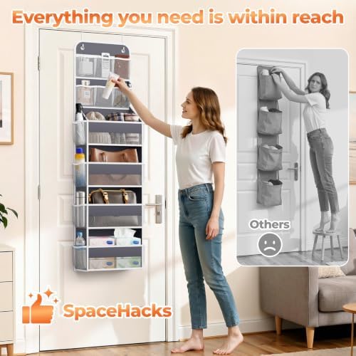 SpaceHacks 6-Tier Over the Door Organizer - Image 6