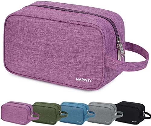 Narwey Travel Toiletry Bag for Women, Dopp Kit Men, Medicine Bag by Narwey