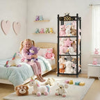 Stuffed Animal Storage Zoo Tower, 56In Wooden Large Stuffed Animal Holder - Image 4