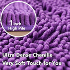 BOANKODU Toilet Rugs U-Shaped, Machine Washable, Bath Mats - Image 4