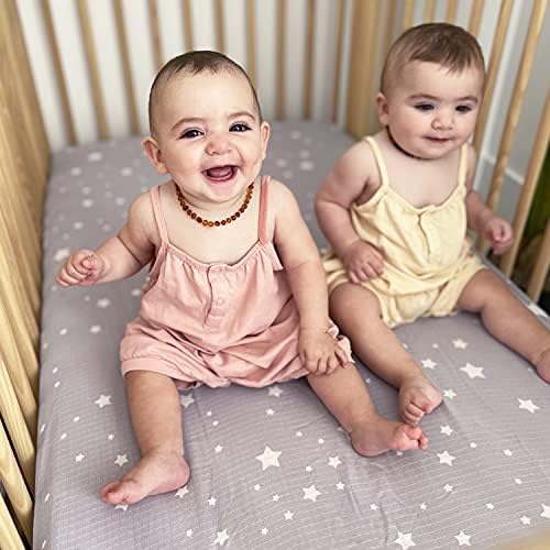 Newton Baby Fitted Crib Sheet 2-Pack, Organic Cotton - Image 3