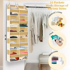 Ofiray-home Over the Door Organizer 5 Tiers, Extra Large Behind Door Storage of - Image 5