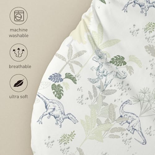 Baby Bassinet Sheets 4 Pack, Fits Rectangle Round Oval Hourglass Mattress - Image 4