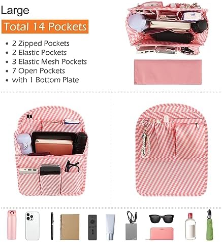 Surblue Backpack Organizer Insert Liner Hanging Travel Rucksack Purse and - Image 3